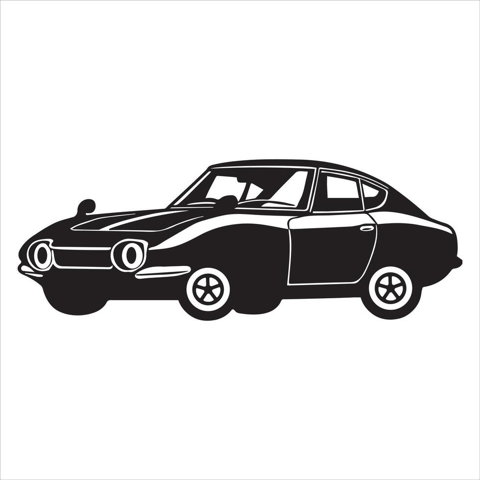 Stylish Luxury Car Vehicle Clip Art for Creative Use vector