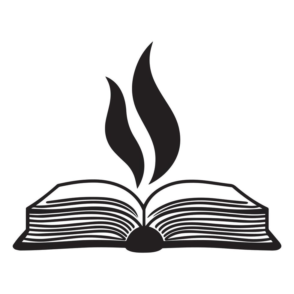 Whimsical Book Reader Design Featuring Fantasy Element vector