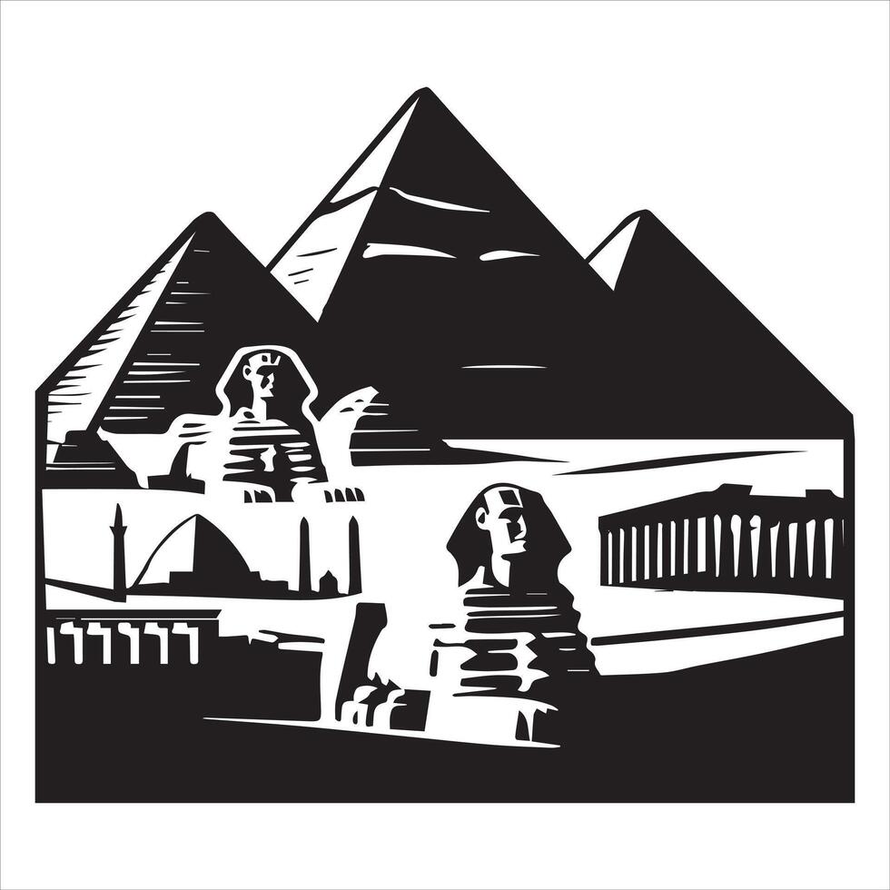 Creative Designs of Iconic Global Monument vector