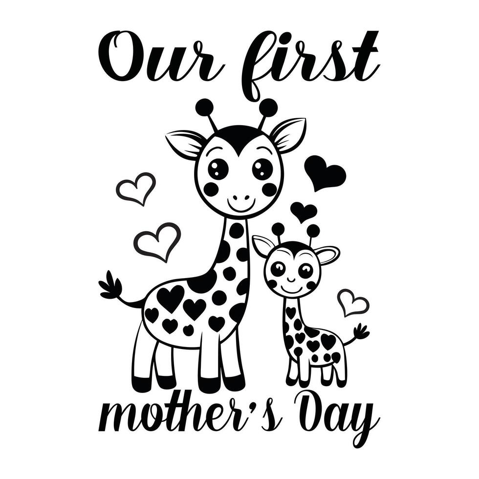 Mommy Happy Mother's Day Giraffe Shirt Mommy Happy Mother's Day Giraffe Shirt