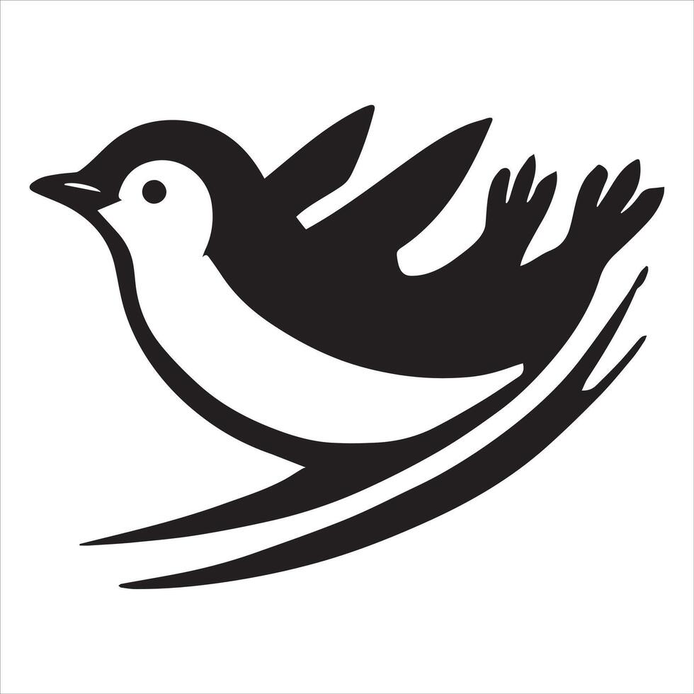 Little Penguin Bird Design with Fun Cute Penguin Illustration vector