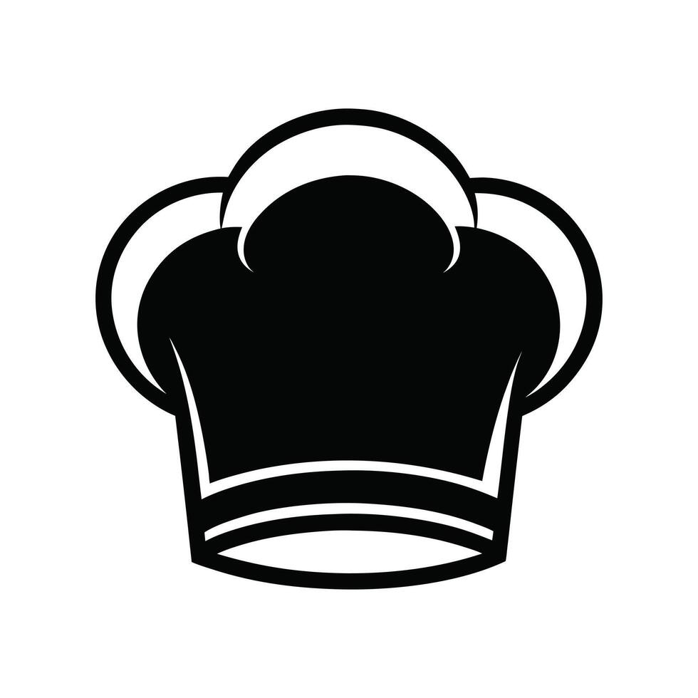 Stylish Restaurant Logo Featuring Chef Cooking Tools vector