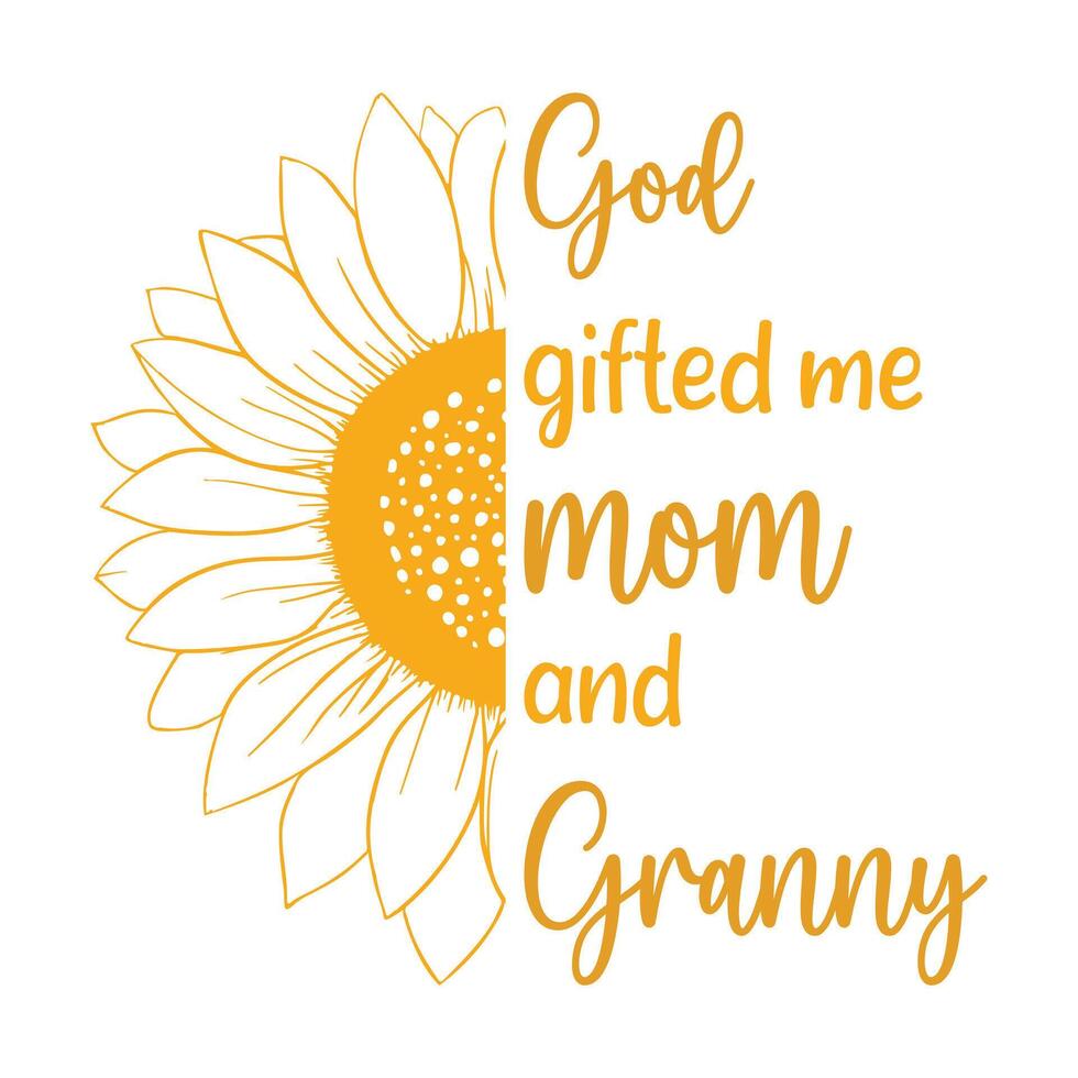 Mom Life Inspirational Quote T-shirt Design vector
