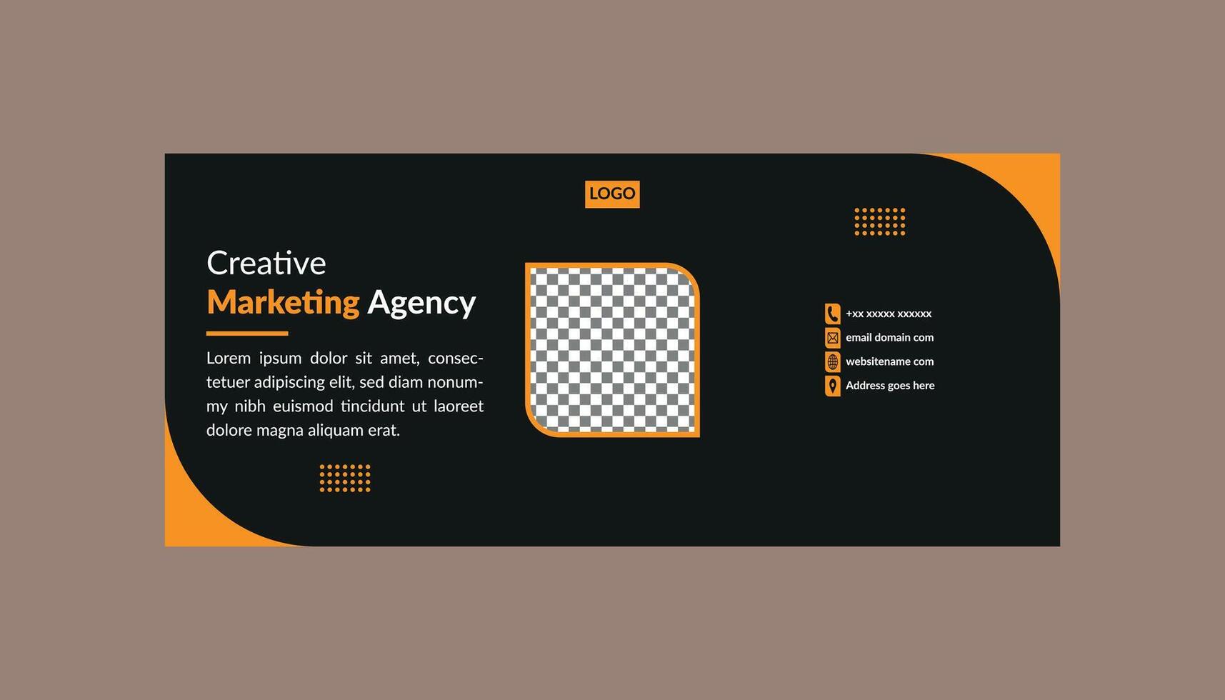 Social Media Cover Design. Luxurious Layout Display for Promotional Campaign. vector