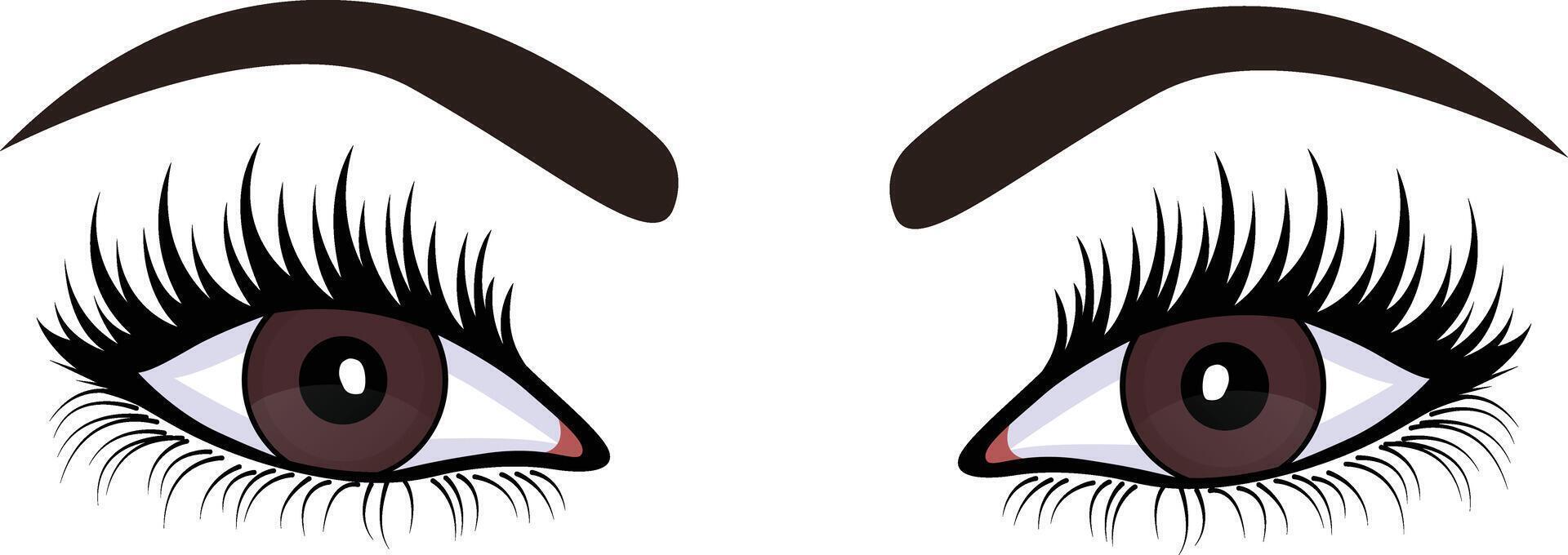 Elegant Eyes Design for Creative Graphic Projects vector