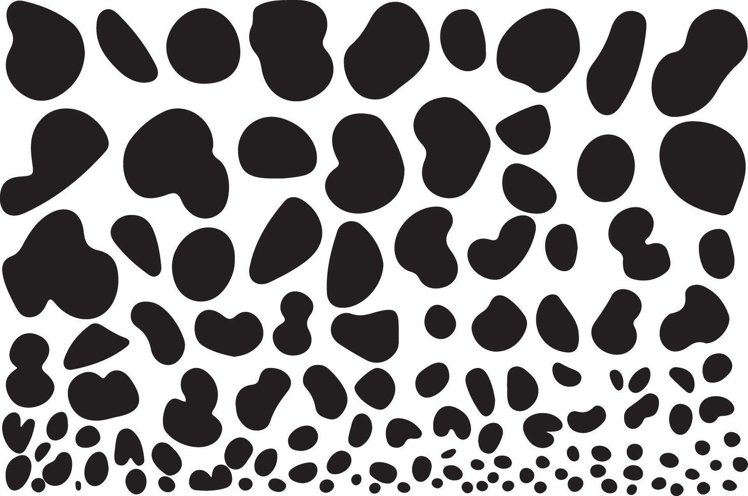 Bold Leopard Spots Silhouette Pack for Modern Creations vector