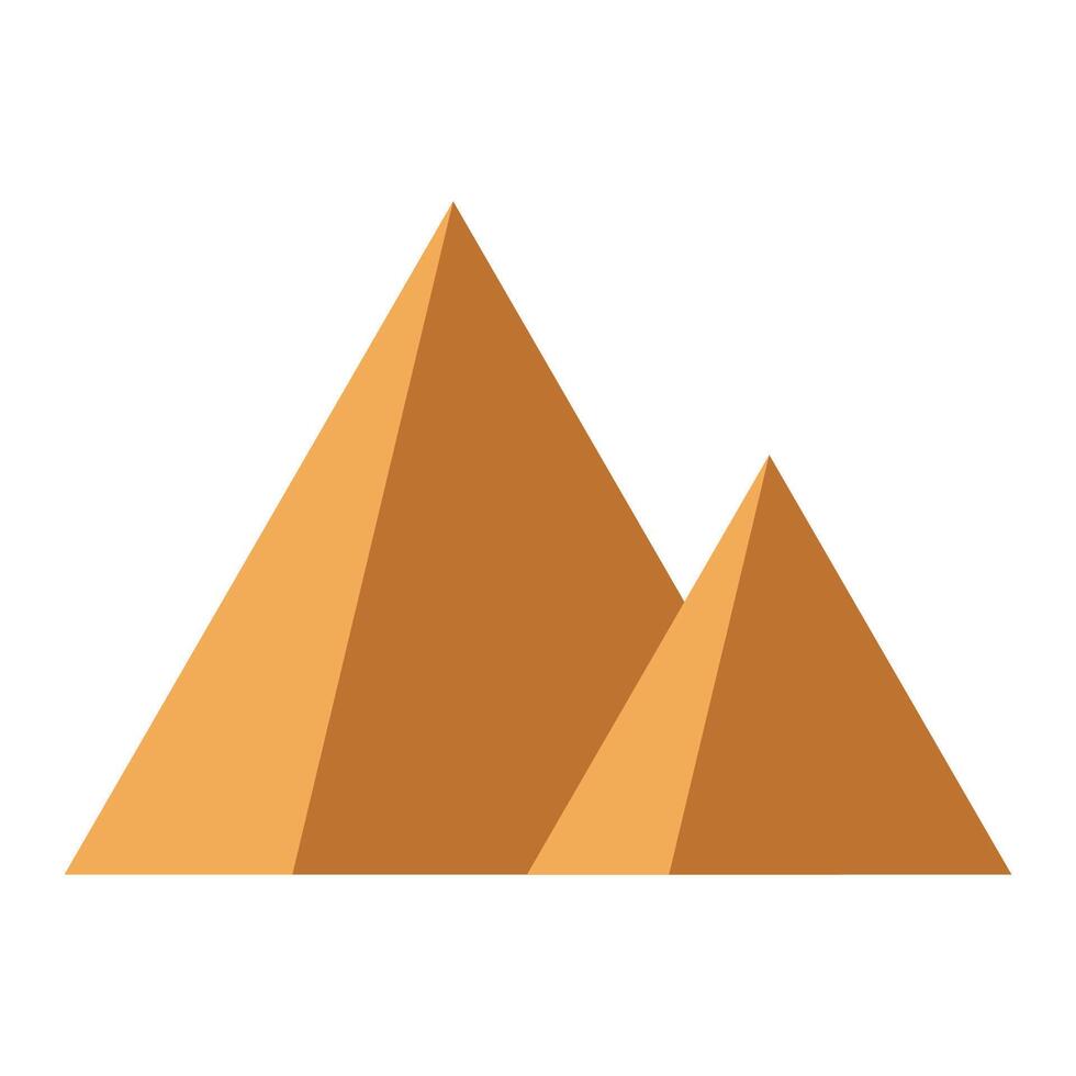 Golden Egypt Pyramids at Dawn Timeless Wonder vector
