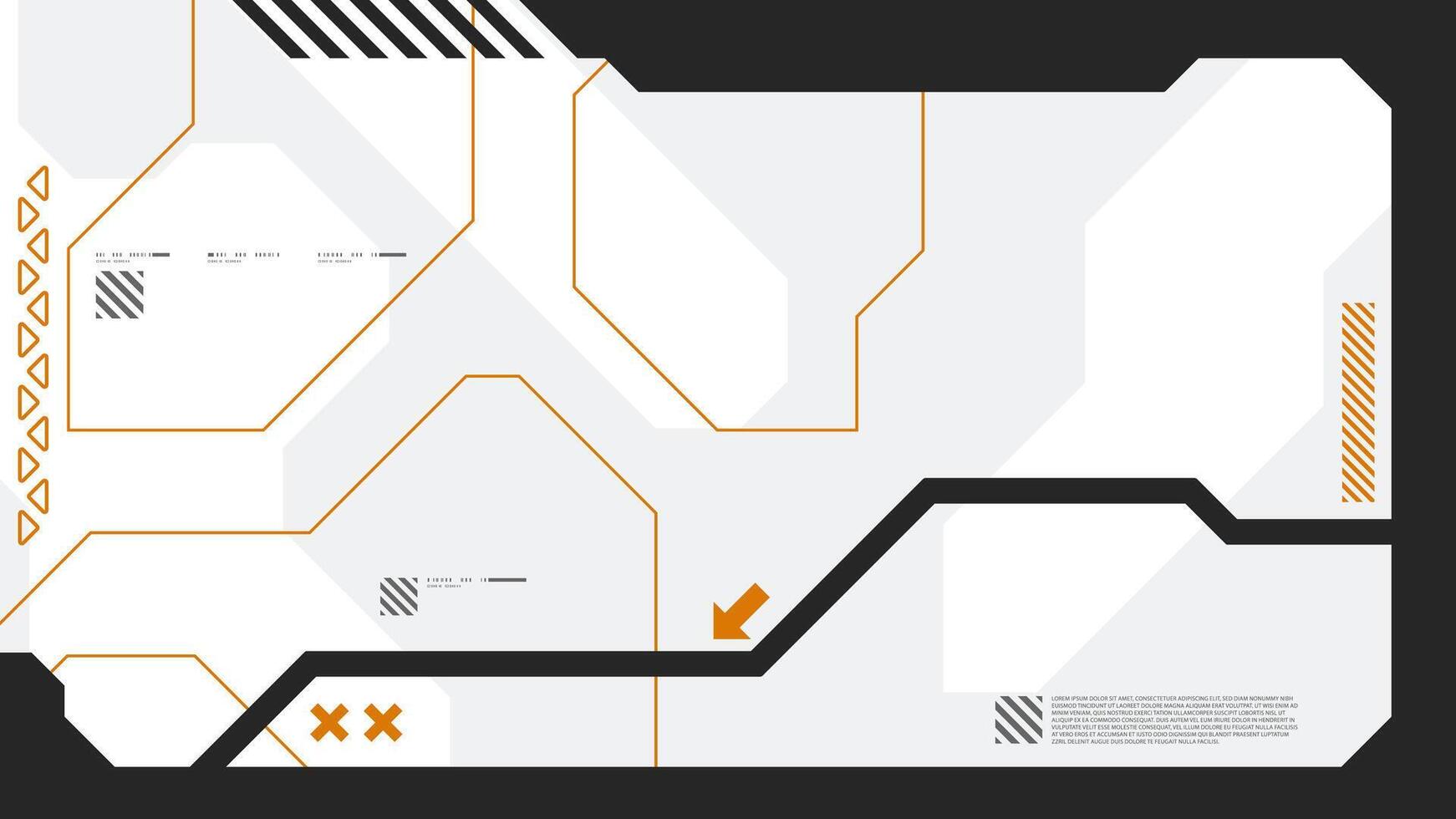 Abstract futuristic technology cyberpunk background design. vector