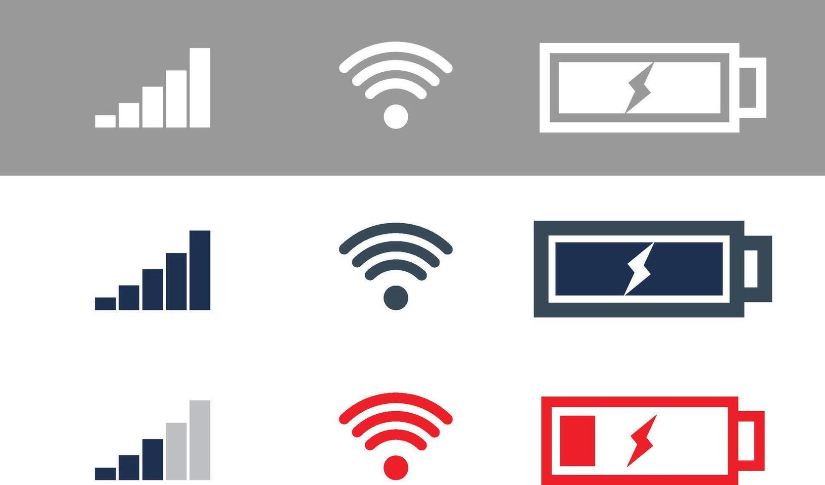 Icon Power mobile device display. vector