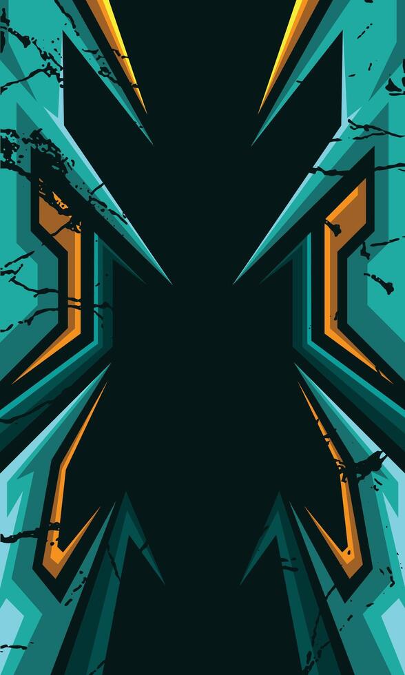 Jersey fabric sublimation template for sports uniform, gaming, racing, etc. vector