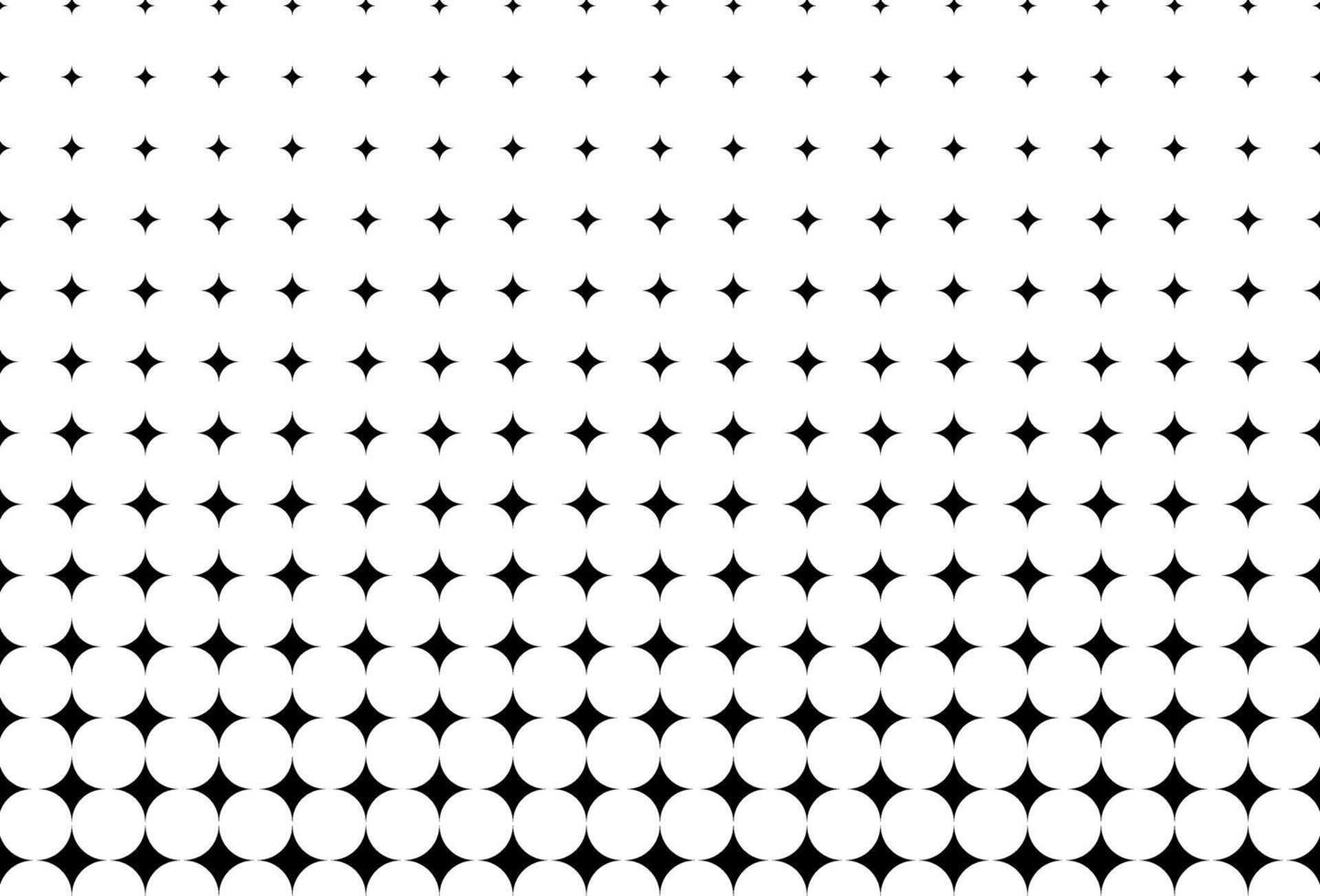 Star halftone back design pattern vector