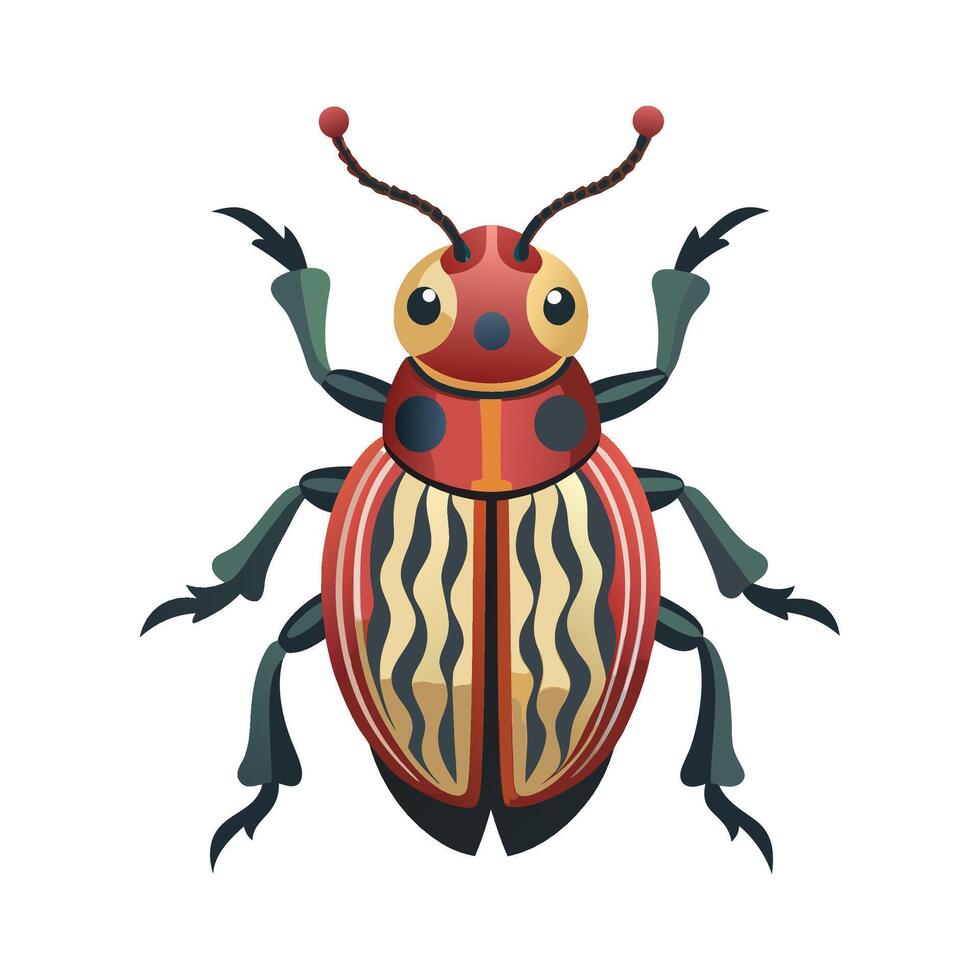 Stylized Weevil for Educational Use vector