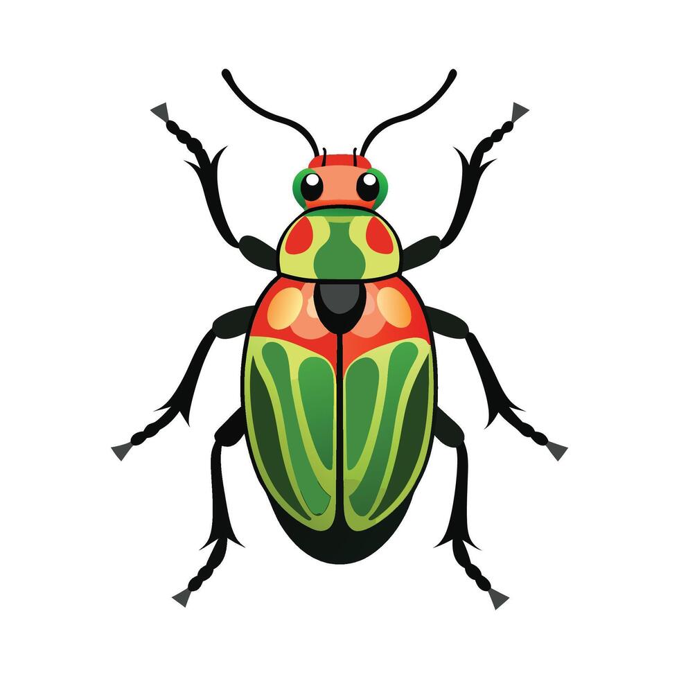 Realistic Weevils on a White Background vector