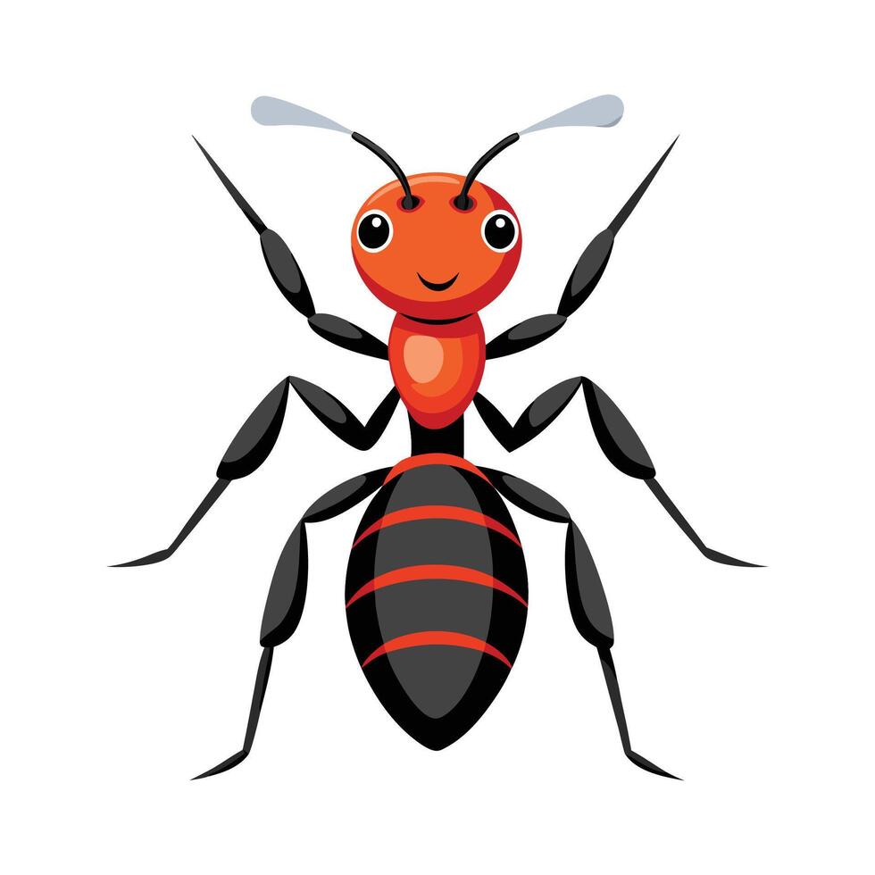 Artistic Ant Illustration for Educational Purposes vector