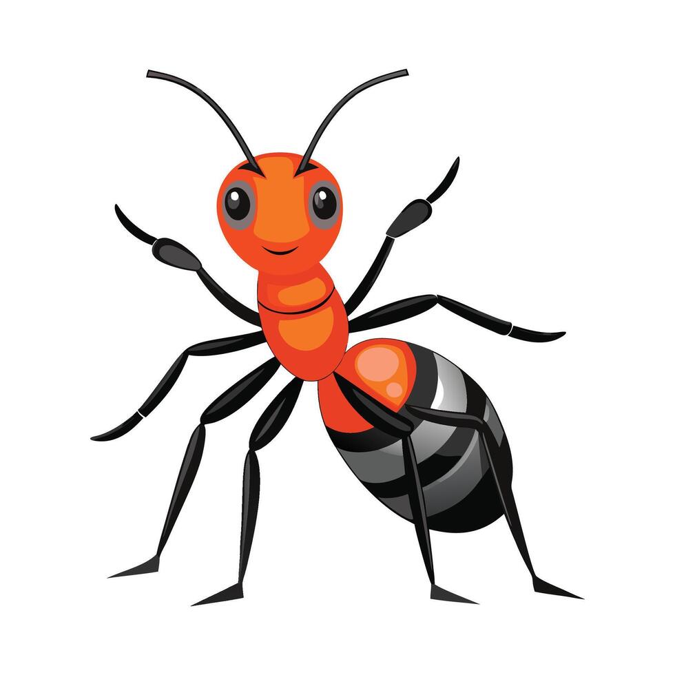 Captivating Ant Illustration for Educational Content vector