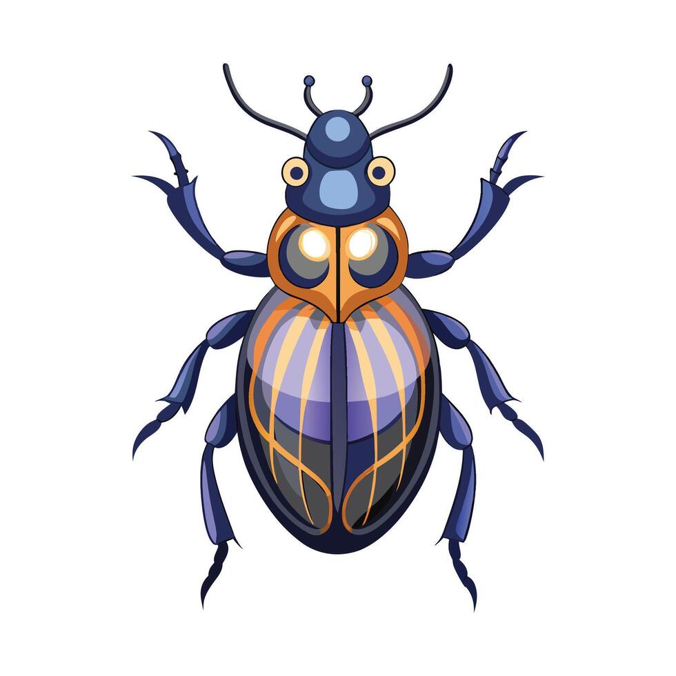 Beautifully Illustrated Beetle for Education Use vector