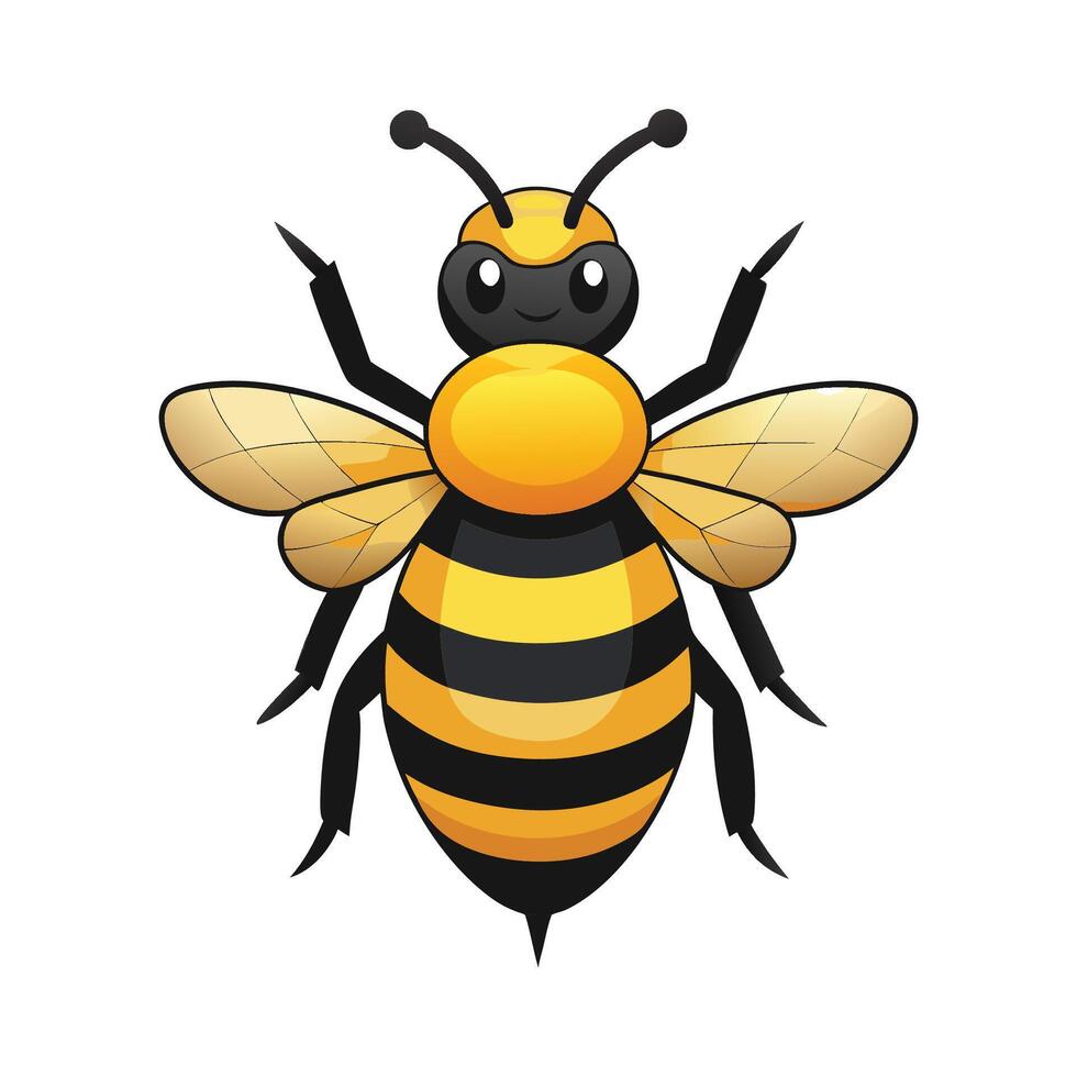 Detailed Bumblebee Illustration for Learning Purposes vector