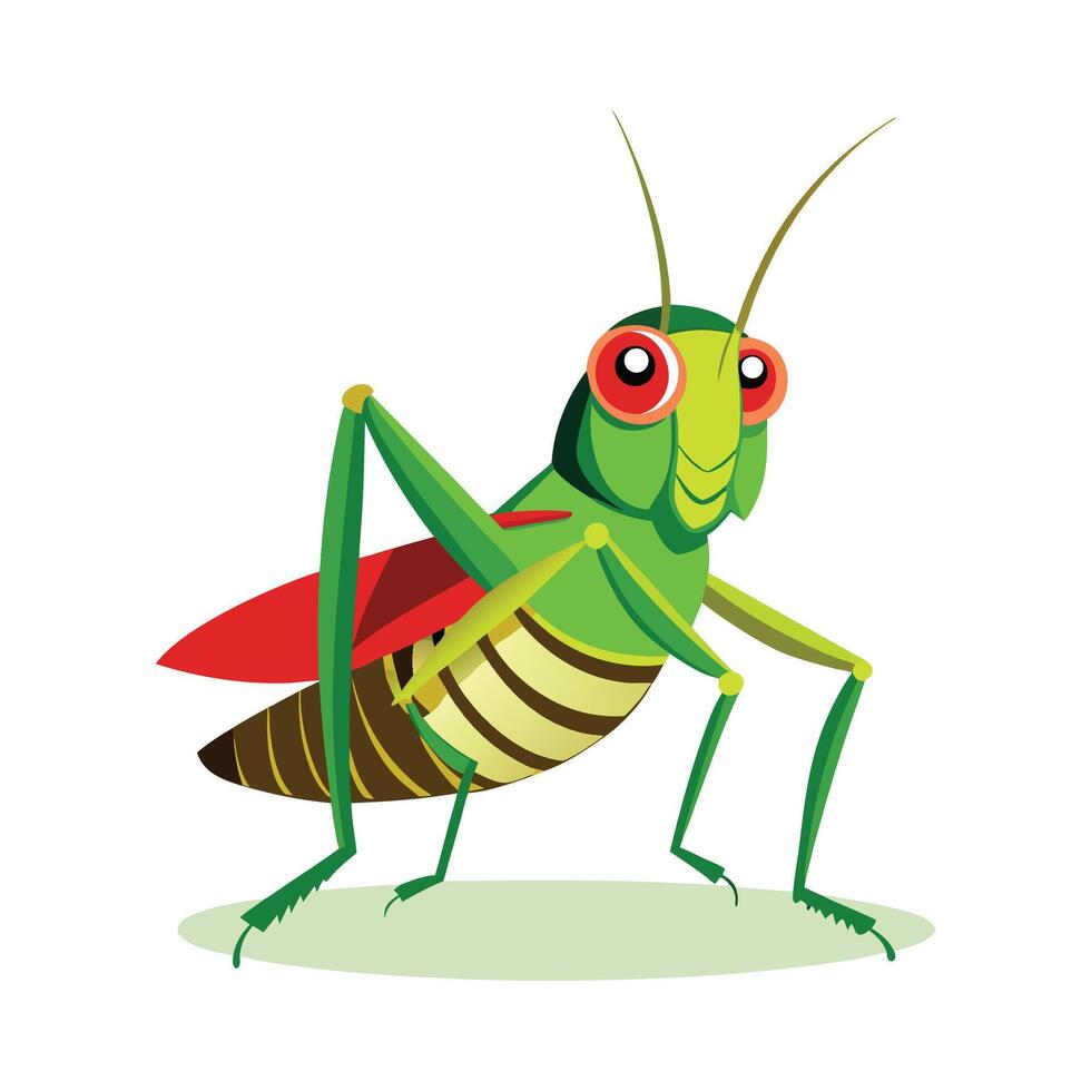 Realistic Cricket on Green Grass vector