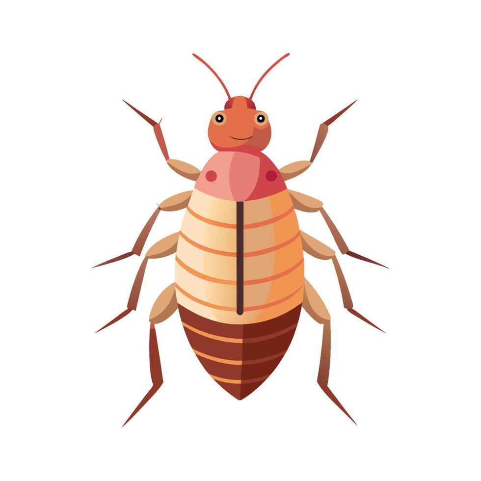 Stylized Fleas Playing Together vector