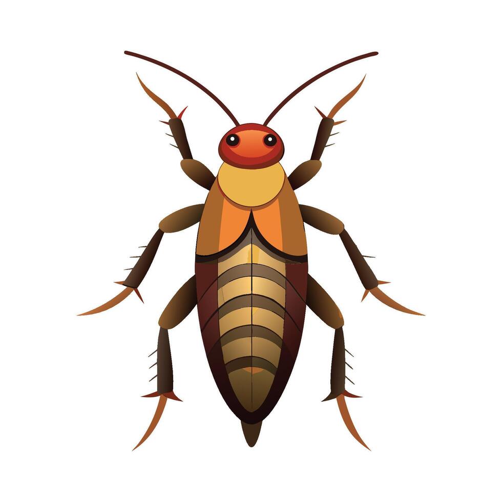 Stylized Roach for Creative Learning vector