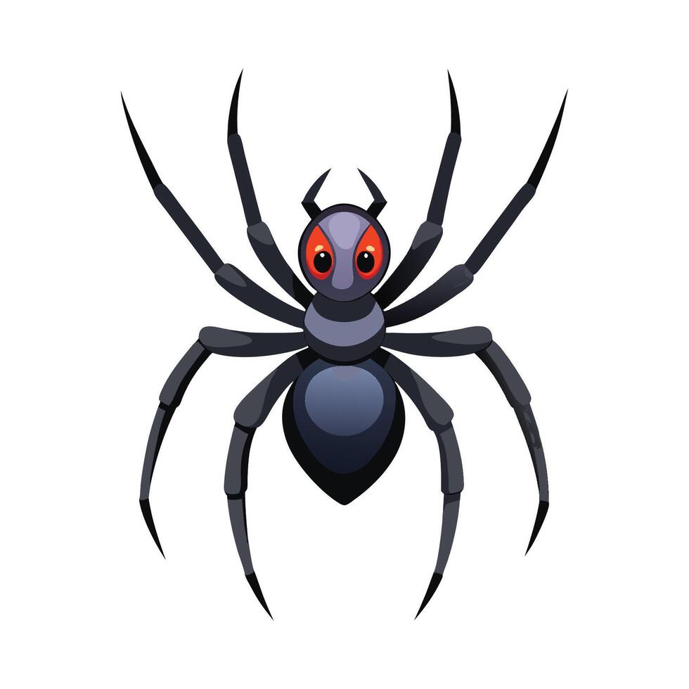 Stylized Spider for Kids vector