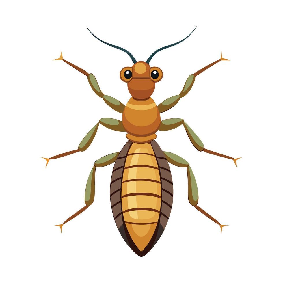 Cute Termite Character Digital Art vector