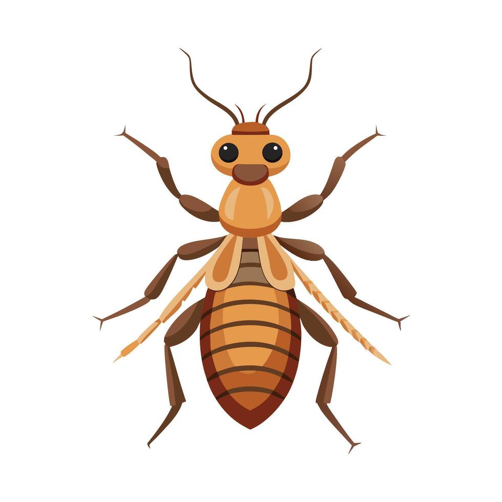 Fun Termite Character for Education vector
