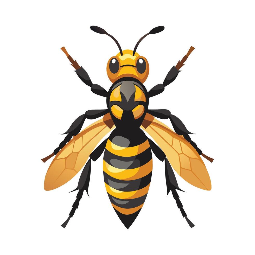 Vespa Velutina Artistic Design vector