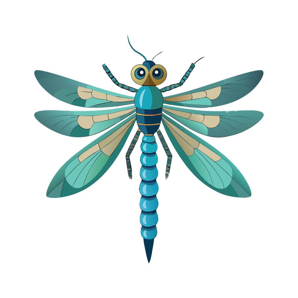Anax Imperator Unique Artistic Representation vector