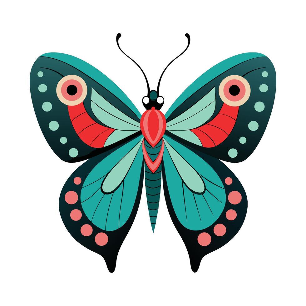 Aglais Io Unique Illustration vector