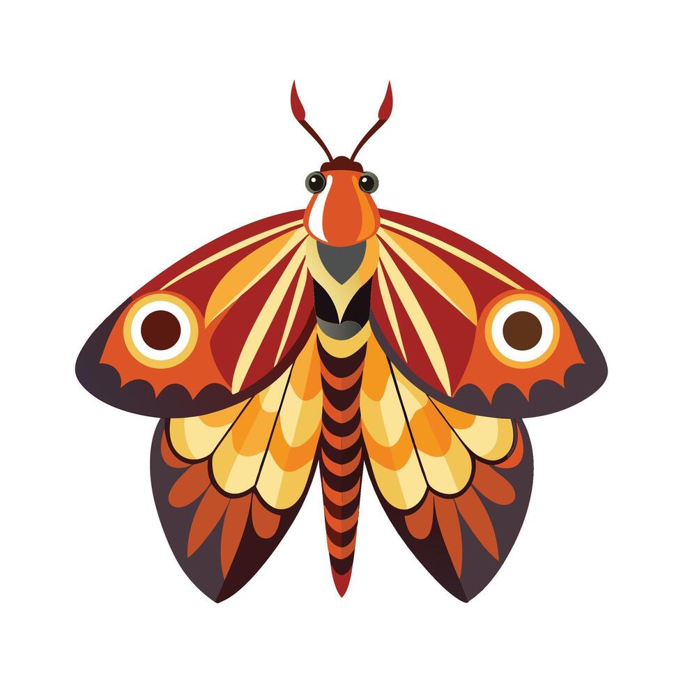 Automeris Io Stunning Design vector