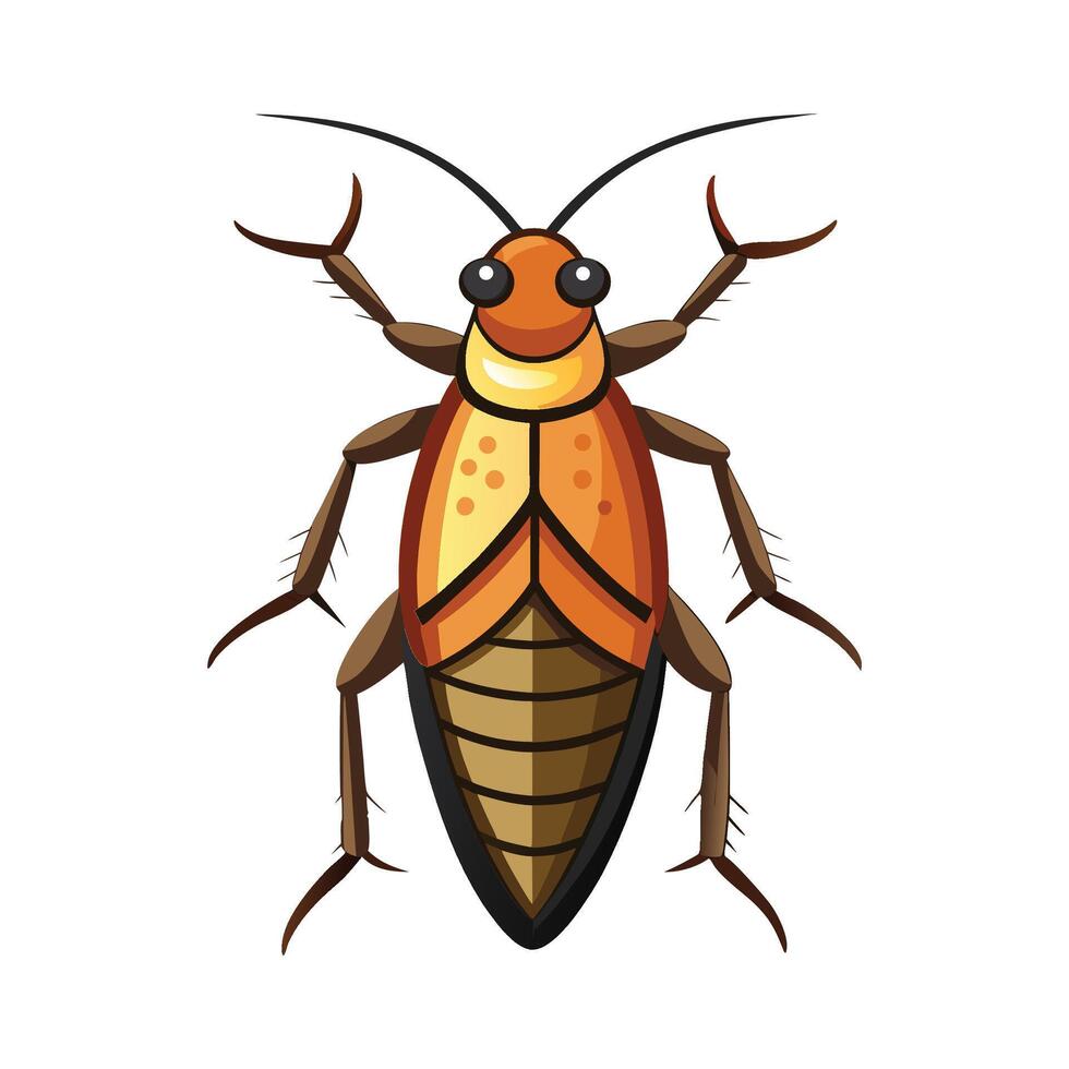 Blatta Orientalis Unique Artistic Representation vector