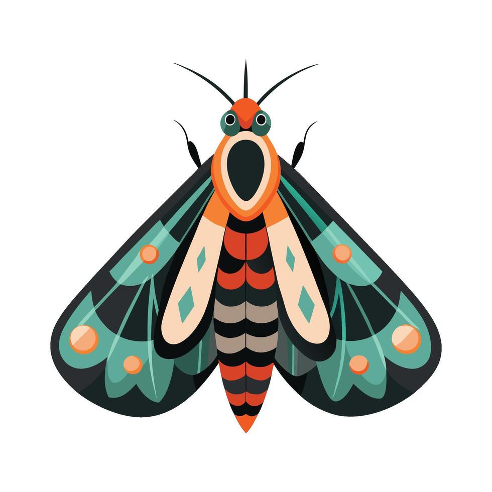 Catocala Fraxini Artistic Representation vector