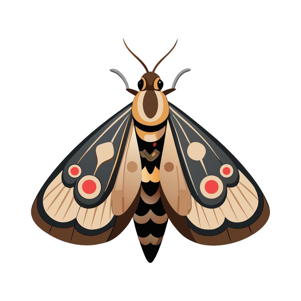 Catocala Fraxini Unique Design vector