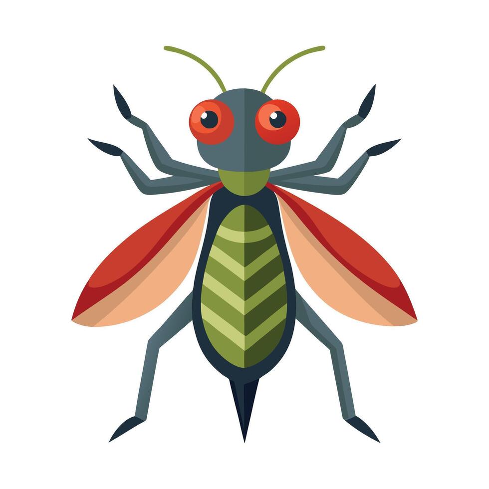 Coptotermes Formosanus Artistic Representation vector