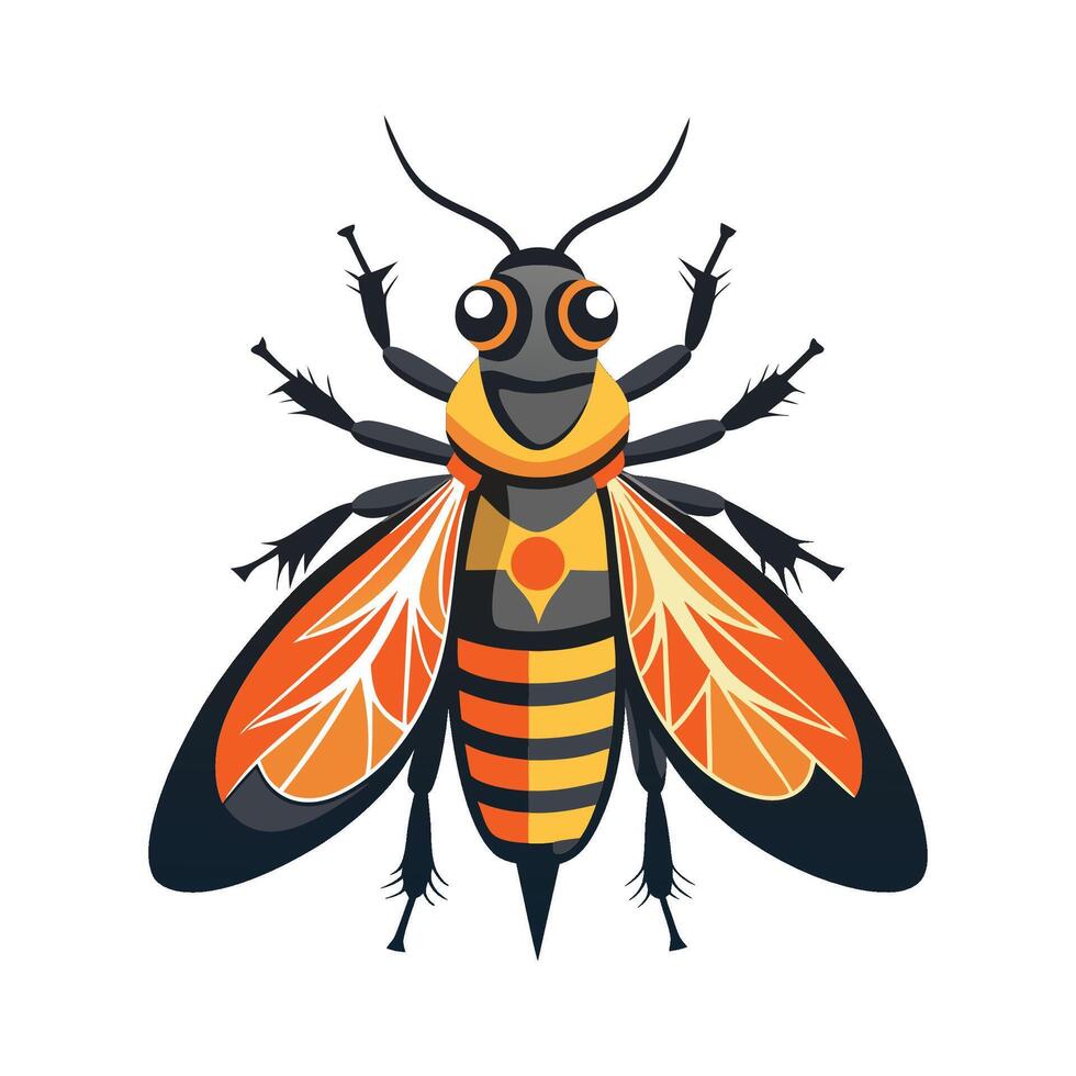 Cryptocercus Punctulatus Artistic Design vector