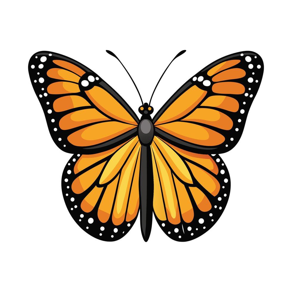 Danaus Plexippus Stunning Art vector