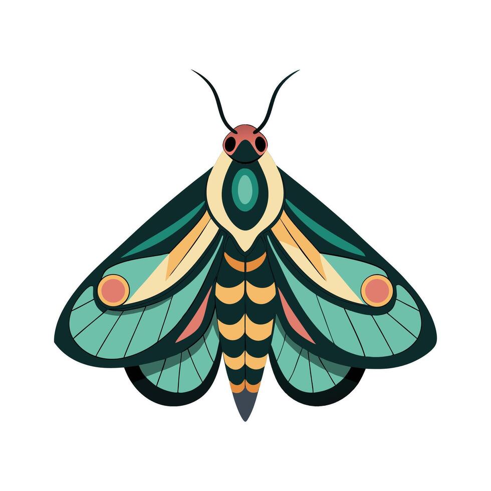 Deilephila Elpenor Artistic Design vector