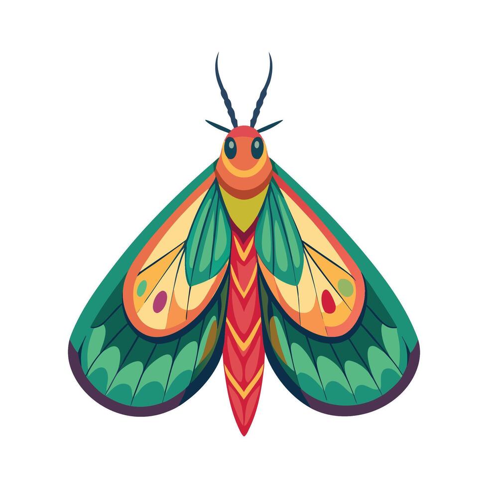 Euchroma Gigantea Unique Art vector