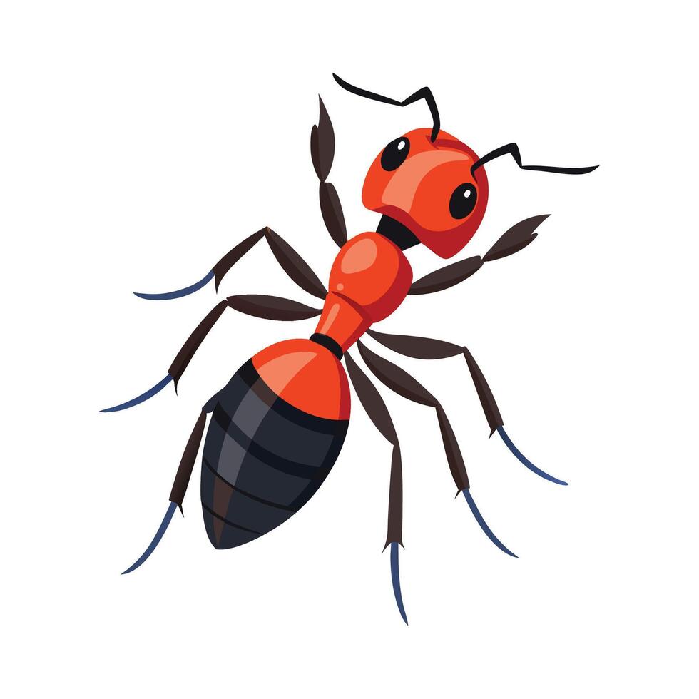 Formica Rufa Artistic Representation vector