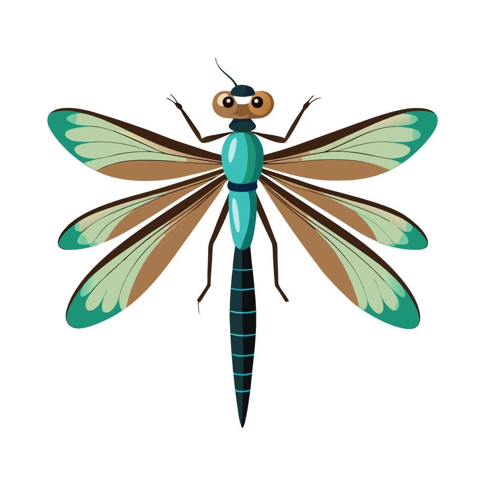 Ischnura Elegans Engaging Design vector