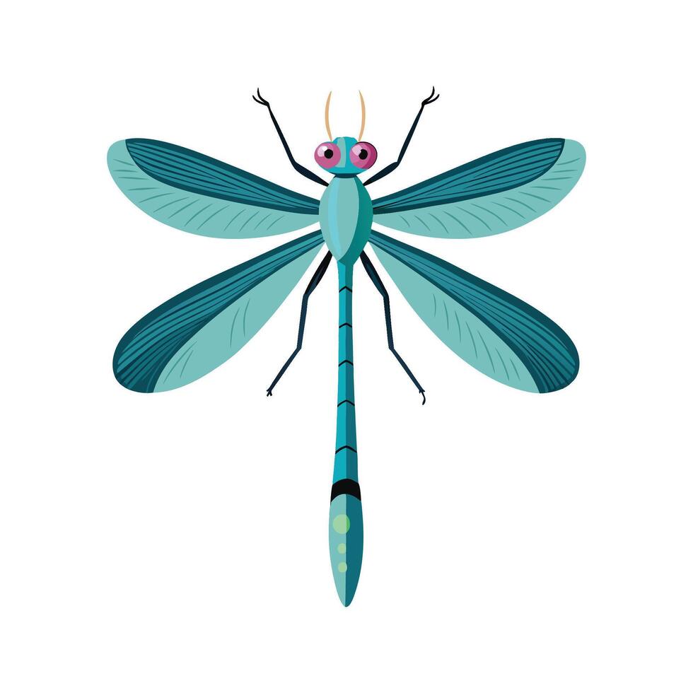 Ischnura Elegans Artistic Design vector