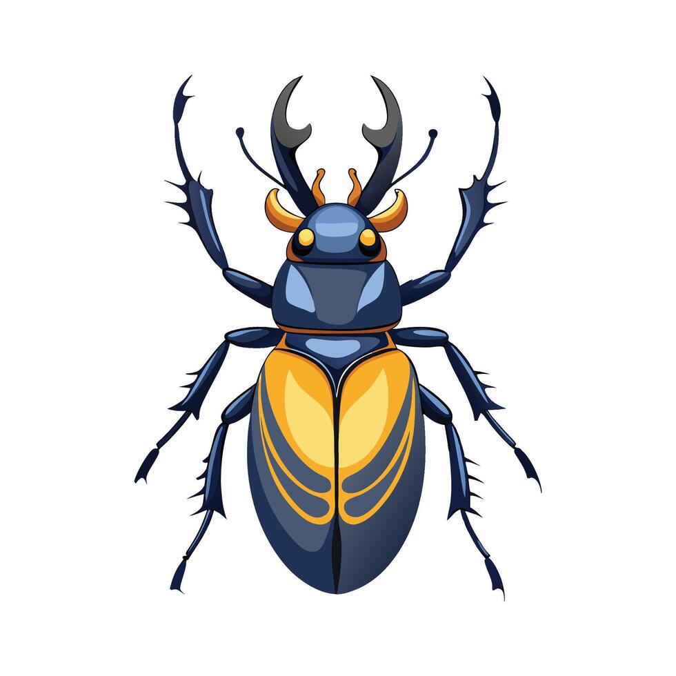 Lucanus Cervus Unique Art vector