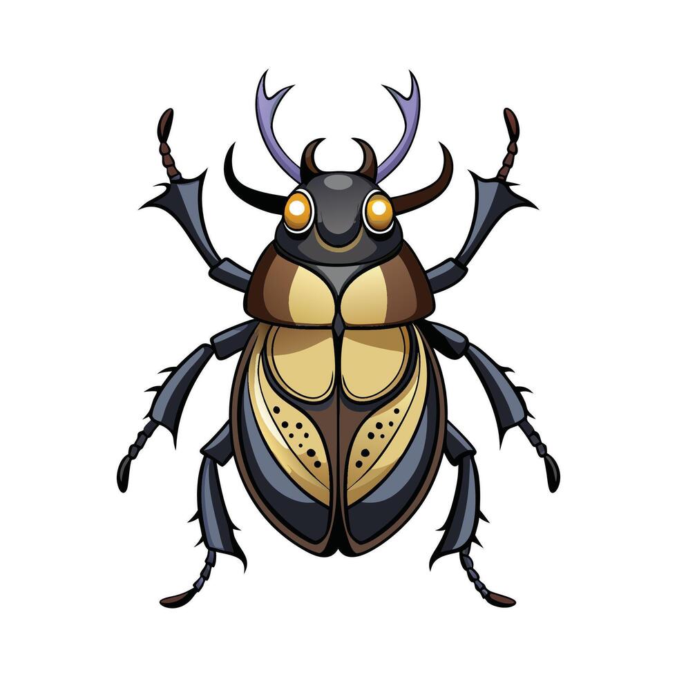 Megasoma Elephas Unique Art vector