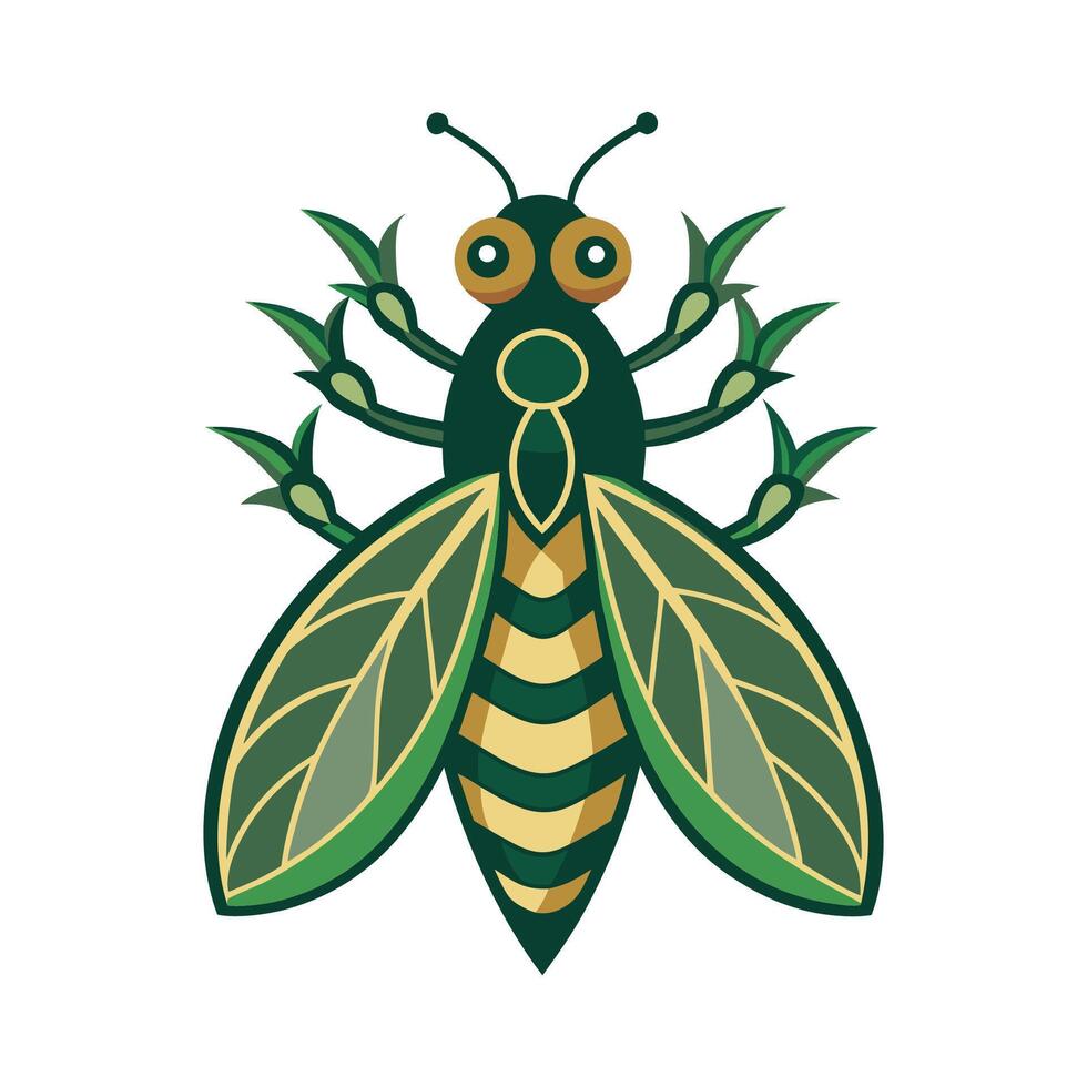 Myathropa Florea Unique Art vector