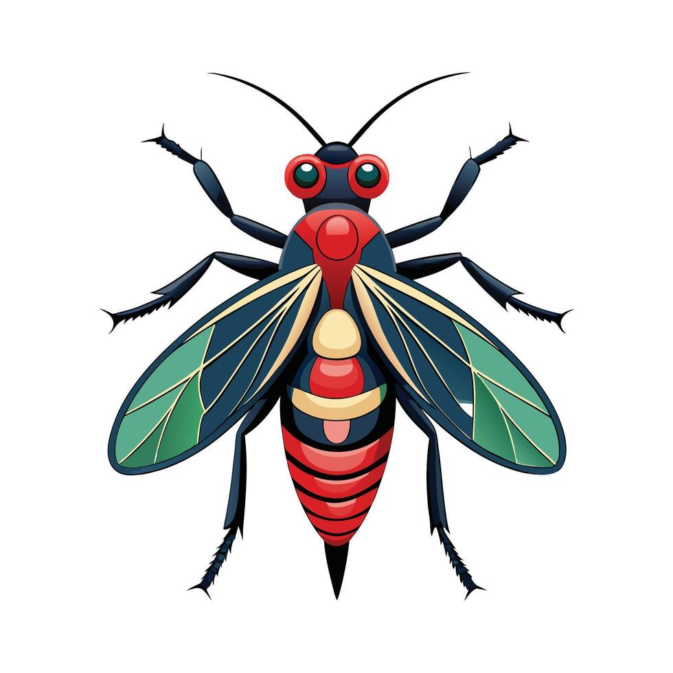 Nezara Viridula Artistic Design vector