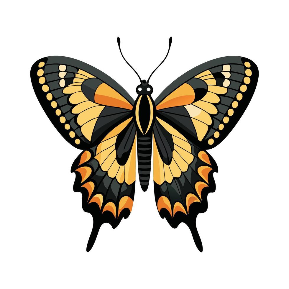 Papilio Cresphontes Artistic Design vector