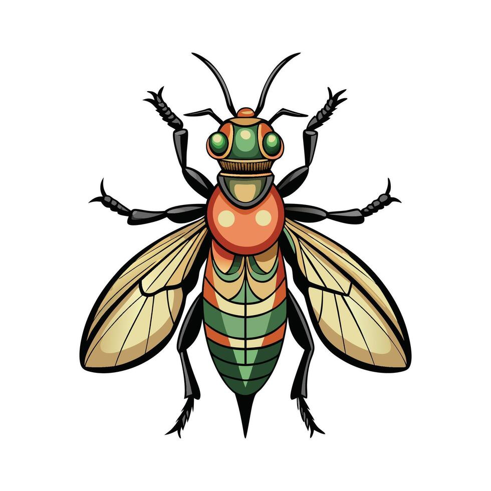 Platycerus Caraboides Unique Art vector