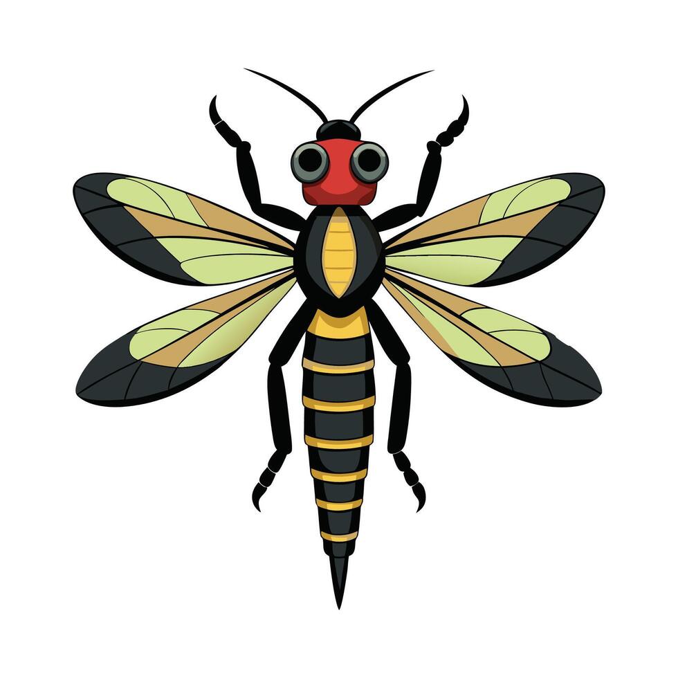 Progomphus Obscurus Stunning Representation vector