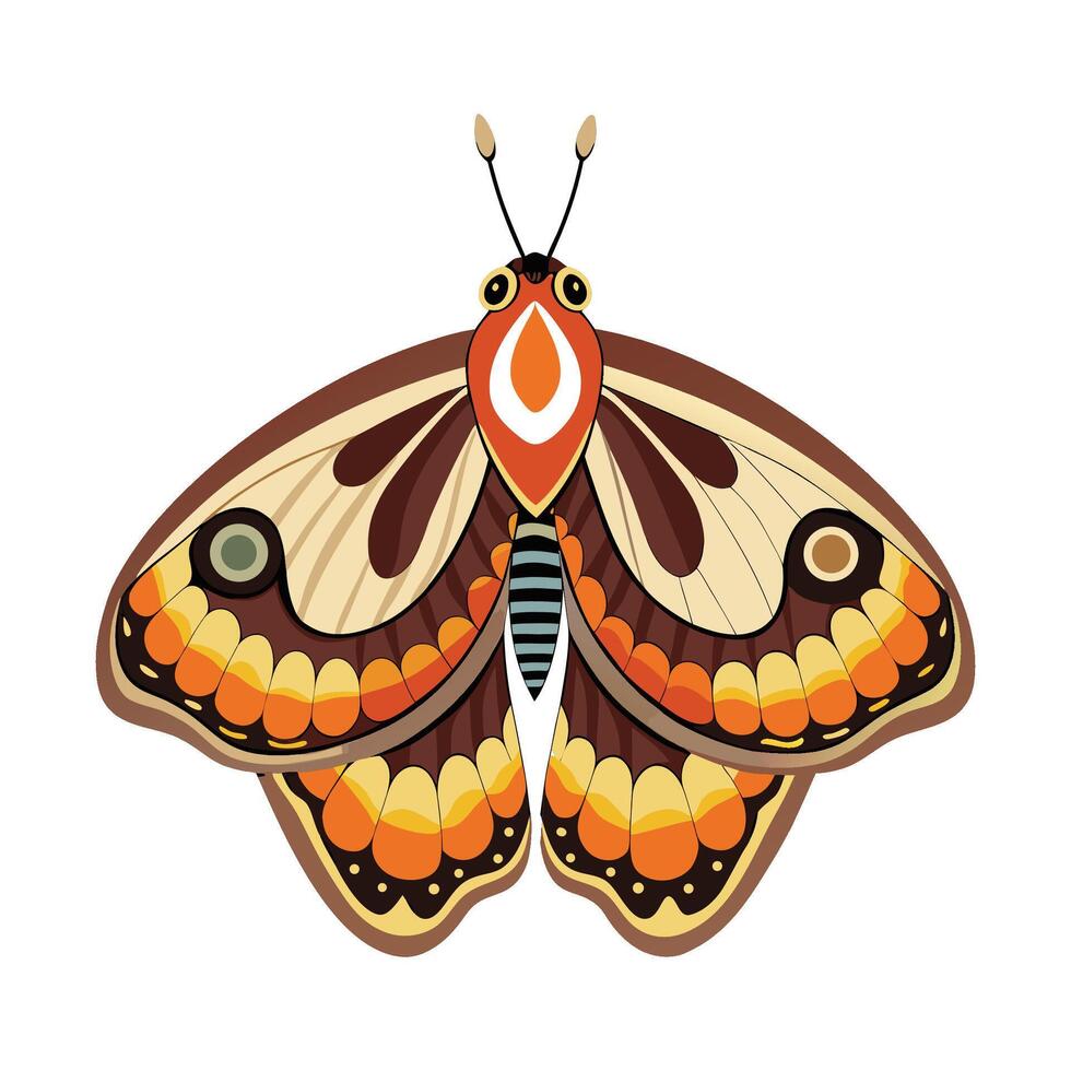 Saturnia Pyri Unique Art vector